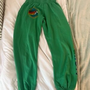 Aviator Nation Green women’s sweatpants